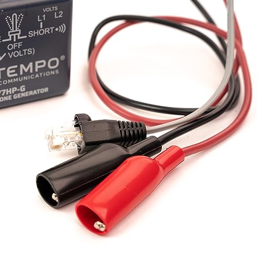 TEMPO Generador de tono universal Communications 77HP-G | Rastreo de cables de cobre | Grado profesional (modelo 2023)