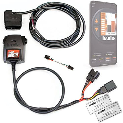 Precision Parts Banks Power 64310-C Pedal Monster Kit para uso con teléfono compatible con gas F250/F350 Diesel 6.7 y 6.2/7.3