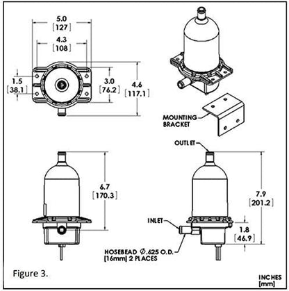 Thunder Parts HOTSTART TPS101GT10-000 - Precalentador de refrigerante del motor | 1000 vatios 120V 8.4A