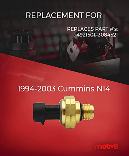 HD Turbo Boost Sensor de presión compatible con Cummins N14 1994-2003 | Sustituye a 3084521, 4921501