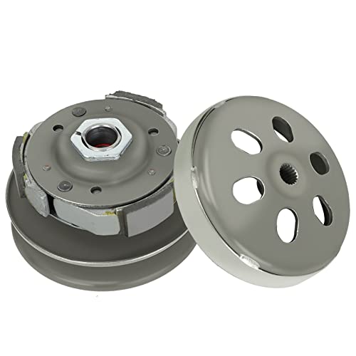 EASYBERG GY6 - Juego de embrague trasero de motor de 150 cc 19 spline compatible con auto scooter, ATV Go Kart, ciclomotor Kazuma, 150 cc