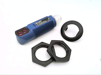 WENGLOR OLWK503A0002 Frecuencia de conmutación de 700 HZ, luz roja, PNP / 200 MA, rango de 196.850 in, 10-30 VCC, sensor retro-reflejo, filtro polarizado