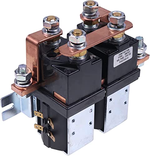 Contactor de inversión de solenoide SW202 compatible con Albright Electric 24V 400A Albright 72V 80V Bobina 400A Contactor de inversión Carrito de Golf Vehículo Eléctrico Manipulación de Materiales