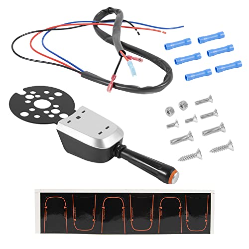 Interruptor de ajuste estilo intermitente individual – Control de moldura del motor/placa de gato interruptor único para dirección hidráulica, cable e inclinación, reemplazo PT1000-1P, PT000-2P