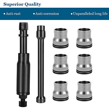 Herramienta de instalación de extracción de tazas de inyector C7 con kit de piezas para Caterpillar Cat 3126B C7 C9 con inyectores estilo HUEI