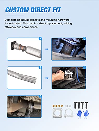 Convertidor catalítico para Chrysler 200 2011-2014/Sebring 2007-2010/Dodge Avenger 2008-2012/Caliber 1.8L/2.0L/2.4L F.W.D solo 2007-2012/Journey 2009-2018/Compass/Patriot 2 07-2007-017