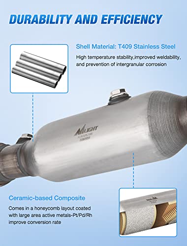 Convertidor catalítico para Chrysler 200 2011-2014/Sebring 2007-2010/Dodge Avenger 2008-2012/Caliber 1.8L/2.0L/2.4L F.W.D solo 2007-2012/Journey 2009-2018/Compass/Patriot 2 07-2007-017