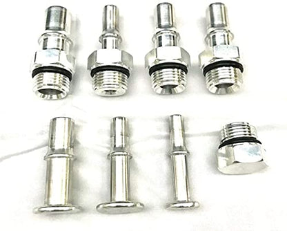 Beans Diesel Kit universal de depósito de combustible de doble puerto multifunción 280003 para FASS/AirDog/Fuelab compatible con Cummins/Duramax/Powerstroke
