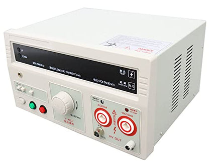INTSUPERMAI RK2672AM - Probador de alta potencia, voltaje de entrada de 220 V 5 KV, probador de voltaje, herramienta de prueba de equipos de alimentación con soporte digital Hi-Pot Tester AC/DC 100 VA Probador de resistencia de aislamiento