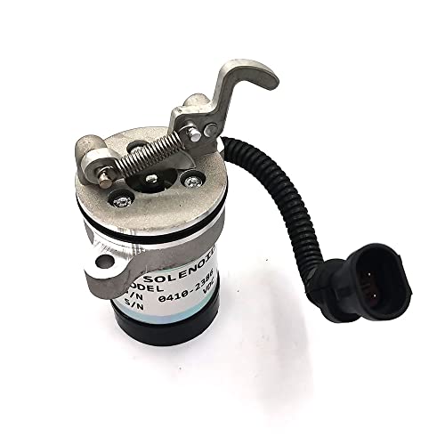 Solenoide de apagado de combustible de 12 V 0410-2386 04102386 para cargador deslizante Deutz Bobcat