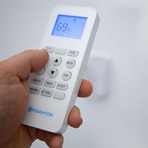 RecPro Aire acondicionado RV de bajo perfil 9.5K sin conductos | CA silenciosa | Solo refrigeración | Unidad de CA RV | Aire acondicionado para caravana (negro)
