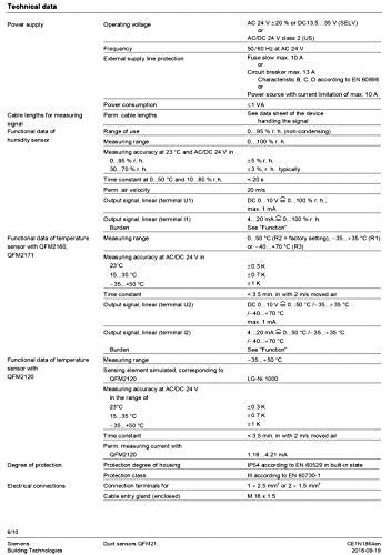 Ace Instruments Sensor de conducto (rango de temperatura: -40.0 °F a 158.0 °F) para sistemas de aire acondicionado y ventilación, HVAC, automóviles por modelo: QFM2160