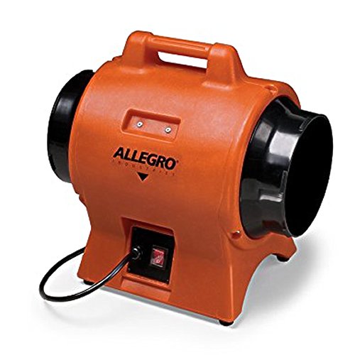 Allegro Industries 953908 Industrial de plástico Blower, 8"