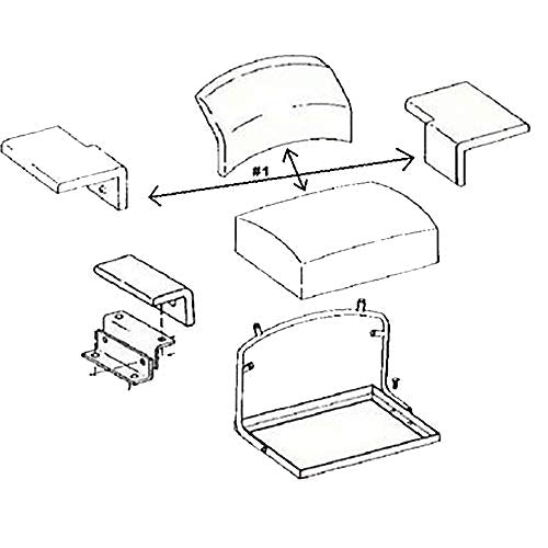 PV834 nuevo asiento cojín montaje se adapta a John Deere 350-B 350C 450-B 450C 450D 550 +