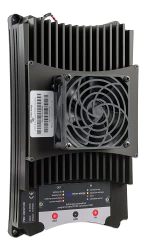 Victron Energy Buck-Boost Convertidor DC-DC de 100 amperios para cargar una batería de servicio de 12 V o 24 V en vehículos