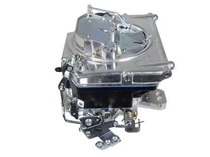Holley Street - Carburador de demonios, aluminio brillante quemado por bolas con cuenco de combustible compuesto negro, 625 CFM, 4 barriles, estrangulador eléctrico, solo gasolina, segundos de vacío