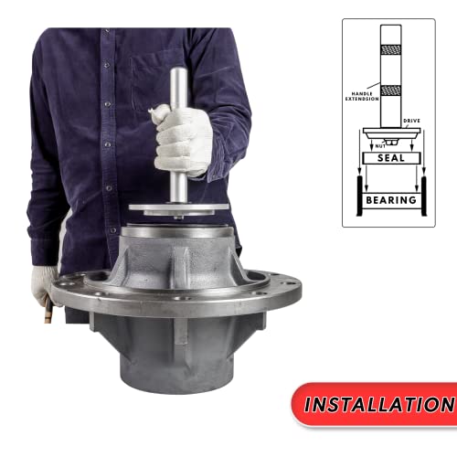 BILITOOLS Kit de instalación de sellos de cubo de camión, juego de carreras de rodamientos y sellos de alta resistencia para clase 7 y clase 8