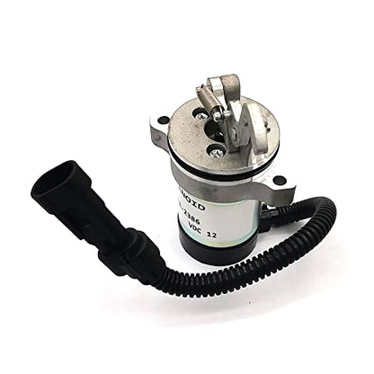 Solenoide de apagado de combustible de 12 V 0410-2386 04102386 para cargador deslizante Deutz Bobcat