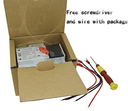 Control WiFi ATS W2R Switch Mini interruptor de transferencia automática de doble potencia de 2 fases, controlador montado en riel DIN, generador de espera de doble potencia 220 V 240 V interruptor de cambio (2P 100 amperios sin apagado)