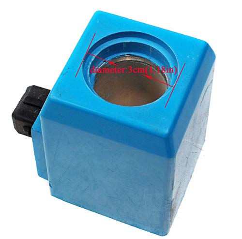 Bobina solenoide 02/124661 02124661 02-124661 para solenoide Eaton Vickers, 12 V 30 W, compatible con JCB 3CX 4CX 1500B 4C
