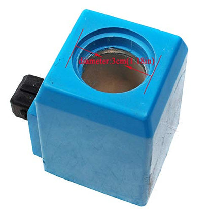 Bobina solenoide 02/124661 02124661 02-124661 para solenoide Eaton Vickers, 12 V 30 W, compatible con JCB 3CX 4CX 1500B 4C