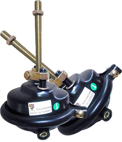 Lote de (2) cámaras de freno de servicio T16, T-16.