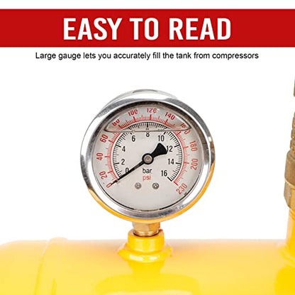 Inflador de asiento para neumáticos de aire de 5 galones para camión ATV 145PSI