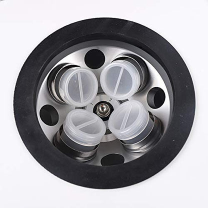 LD-4 centrífuga eléctrica de laboratorio, 4000 rpm 4 tubos x 3.4 fl oz centrífuga máquina con temporizador y control de velocidad para laboratorio