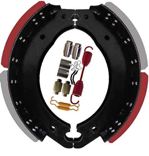 Kit de caja de zapatos de freno 4515 23K grado FF forro premium 2 zapatos+1 kit de frenos de 16-1/2 x 7 pulgadas