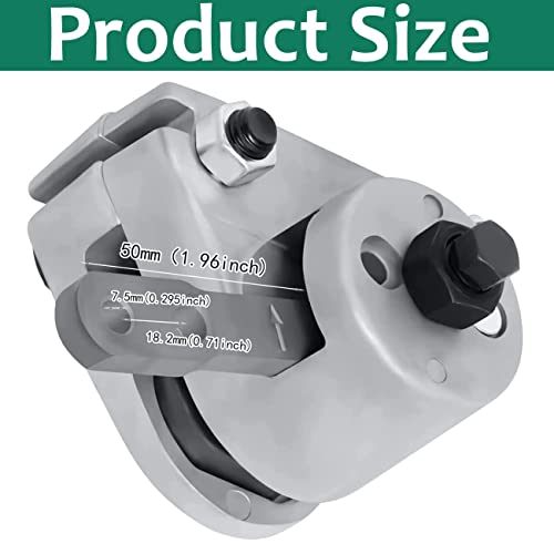 Pinza de freno Go Kart y pieza de disco compatible con Mancoo, Yerf- Dogg, Predatorr 212cc. Disco de orificio de 1 pulgada y pinza de freno mecánica, sistema de freno Go Kart