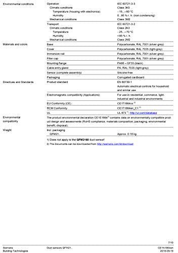 Ace Instruments Sensor de conducto (rango de temperatura: -40.0 °F a 158.0 °F) para sistemas de aire acondicionado y ventilación, HVAC, automóviles por modelo: QFM2160