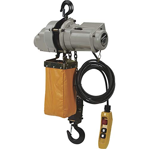 Strongway – Cadena redonda de aro eléctrico – 1 tonelada de capacidad de carga, 9,8 pies. Levanta
