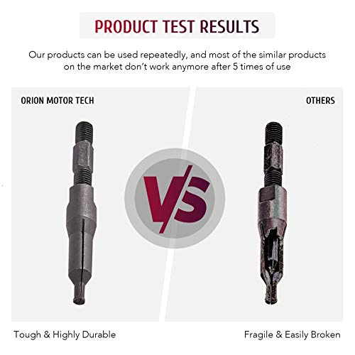 Juego de extractor de rodamientos de cojinete y extractor de sellos Orion Motor Tech, martillo deslizante, inserto de guía, juego de herramientas de extracción de rodamientos internos, 16 piezas.