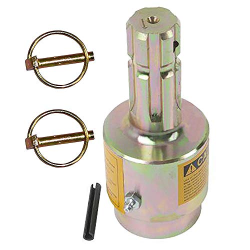 Acoplador de sobrefuncionamiento de toma de fuerza de 540 rpm, embrague deslizante de 1-3/8 pulgadas macho de 1-3/8 pulgadas hembra