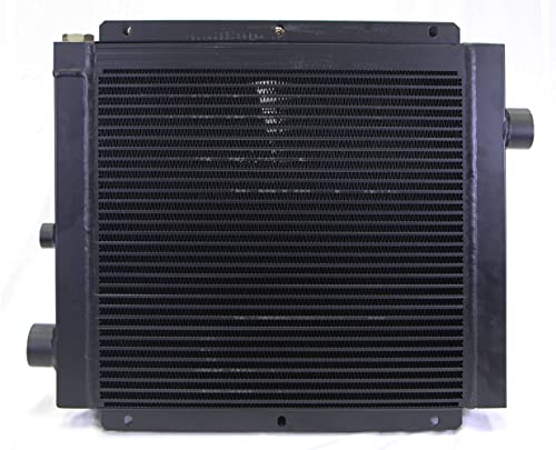 Ventilador de aceite hidráulico móvil y cubierta modelo DC-35 (12 voltios W/OC-64) con o sin válvula de derivación (8 bares (116 psi) Bypass