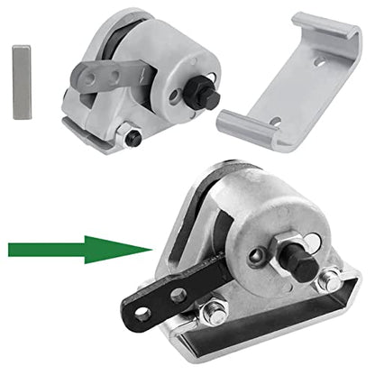 Pinza de freno Go Kart y pieza de disco compatible con Mancoo, Yerf- Dogg, Predatorr 212cc. Disco de orificio de 1 pulgada y pinza de freno mecánica, sistema de freno Go Kart