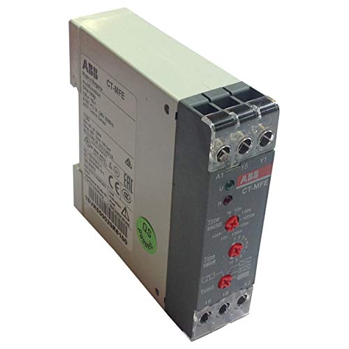 1SVR550029R8100 | CT-MFE | Relé de tiempo ABB, 4A, 24-240VAC/DC, 0.05S-100H, multifunción, 1CO, terminales de tornillo