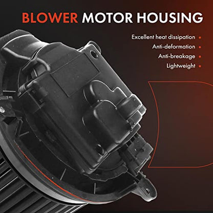 HVAC ventilador motor con jaula de ventilador compatible con Freightliner M2 2005-2014 M2 106 2003-2015 M2 112 2006-2008