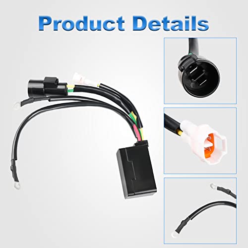 Conjunto de relé de moldura compatible con Suzuki Outboard DF100 DF140 DF150 DF175 2011-2012 DF200 DF225 DF250 2012-2017 Reemplazo para 38410-93J12