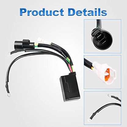 Conjunto de relé de moldura compatible con Suzuki Outboard DF100 DF140 DF150 DF175 2011-2012 DF200 DF225 DF250 2012-2017 Reemplazo para 38410-93J12