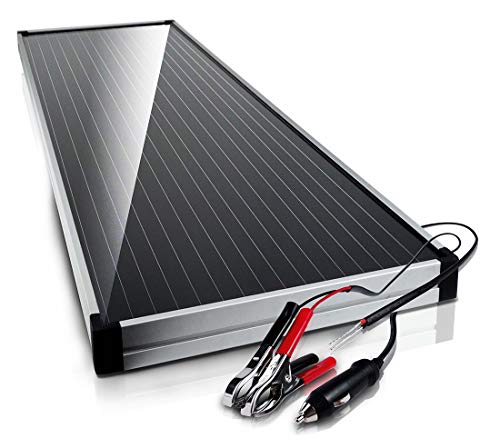 Schumacher SP-1500 - Cargador de batería solar / Mantenedor con controlador de carga solar de 15 W