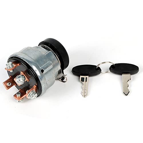 83940565 Interruptor de encendido con 2 teclas compatible con New Holland 1000 1100 1110 1200 1210 1300 1310 1500 1510 1600 1700 1710 1900 1910 2110 Skid Steer CLCL25 CL35 CL45 CL55