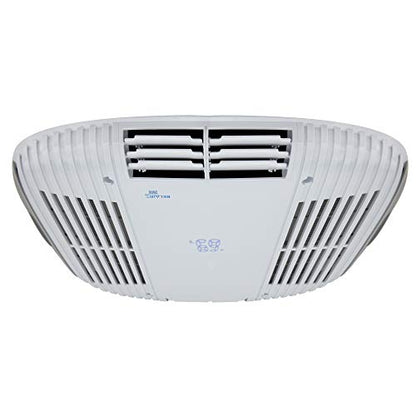 RecPro Aire acondicionado RV de bajo perfil 9.5K sin conductos | CA silenciosa | Solo refrigeración | Unidad de CA RV | Aire acondicionado para caravana (negro)