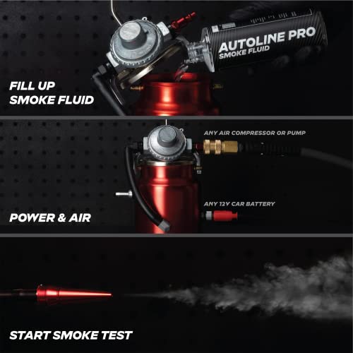 AutoLine Pro Detector de fugas de máquina de humo automotriz EVAP probador de diagnóstico al vacío | Serie de tienda | Fabricado en los Estados Unidos