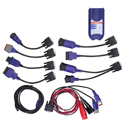 Aramox Herramienta de Diagnóstico de Camiones Diésel, para NEXIQ USB Link OBD Escáner de Diagnóstico de Alta Precisión Herramienta de Escaneo de Camiones Diésel de Ahorro de