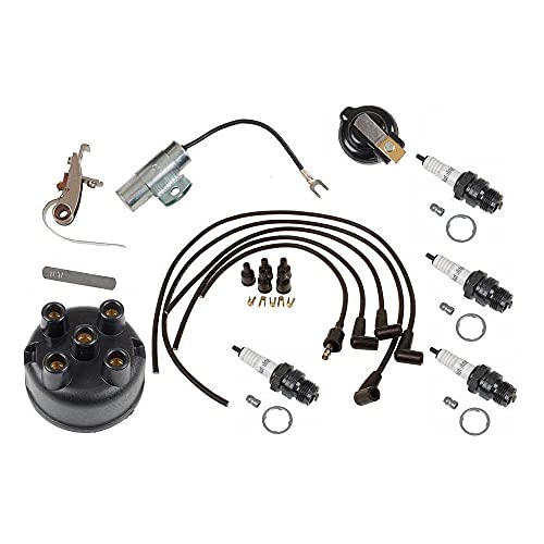 Kit completo de afinación compatible con tractores Farmall IH con distribuidor horizontal 1939-79