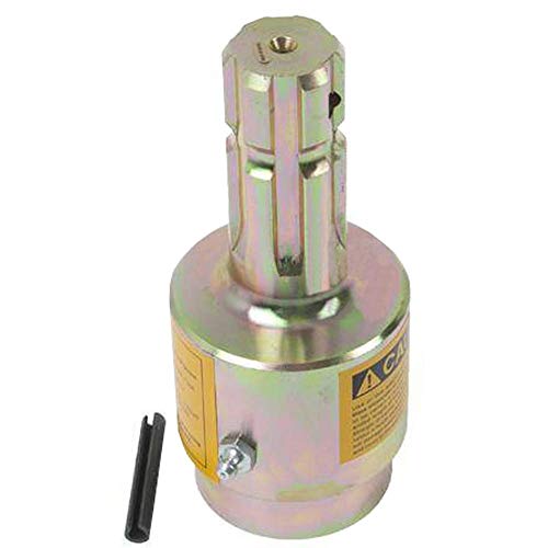 Acoplador de sobrefuncionamiento de toma de fuerza de 540 rpm, embrague deslizante de 1-3/8 pulgadas macho de 1-3/8 pulgadas hembra