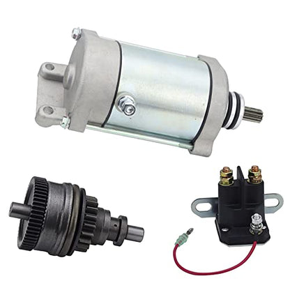Rmaifc 18648 Unidad de arranque y solenoide de relé para Polaris ATV Sportsman 600 700 600 Twin 700 EFI 410-54040 4010417