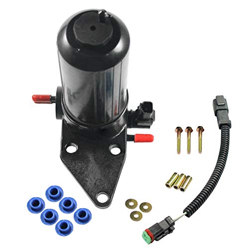 ULKP0038 - Bomba de elevación de combustible de 12 V ULPK0041 4132A008 4132A018 compatible con ASV/Terex RCV RC85 RC100 PT100 compatible con motor Perkins 1104A-44 1104C-44 1111111 44T 1104C-E44