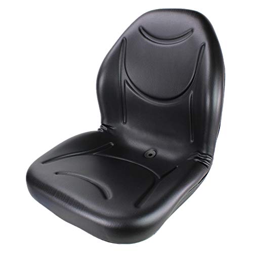 E-90-160-96 DirectFit™ Asiento negro con respaldo alto para Taylor-Dunn Bigfoot B5-440-36, Bigfoot B5-440-48, Bigfoot G-1500, Bigfoot